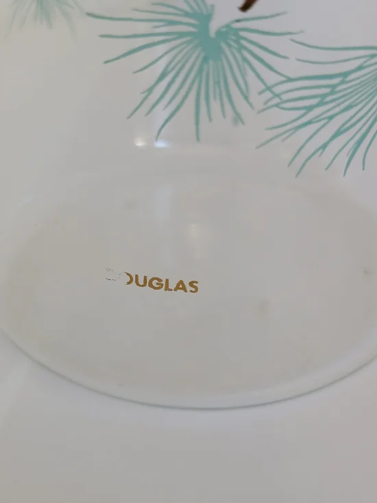 Gold-Accent Glass Coffee Carafe with Pinecone Motif - Clear/Gold - Picture 4 of 6